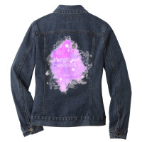 Strength Over Weakness   Osteogenesis Imperfecta Awareness Tank Top Ladies Denim Jacket | Artistshot