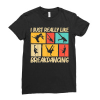 Cool Breakdancing For Men Women Hip Hop Dance Break Dancing T Shirt Ladies Fitted T-shirt | Artistshot