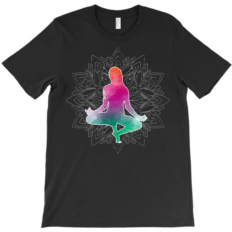 Meditation And Yoga T Shirtmeditation And Yoga T Shirt (2) T-shirt | Artistshot