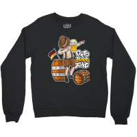 Cool Dabbing German Man With Beer Mug Shirt Oktoberfest T Shirt Crewneck Sweatshirt | Artistshot