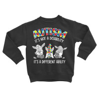 Gnomes Autism Its Not A Disability Its A Different Ability T Shirt Toddler Sweatshirt | Artistshot