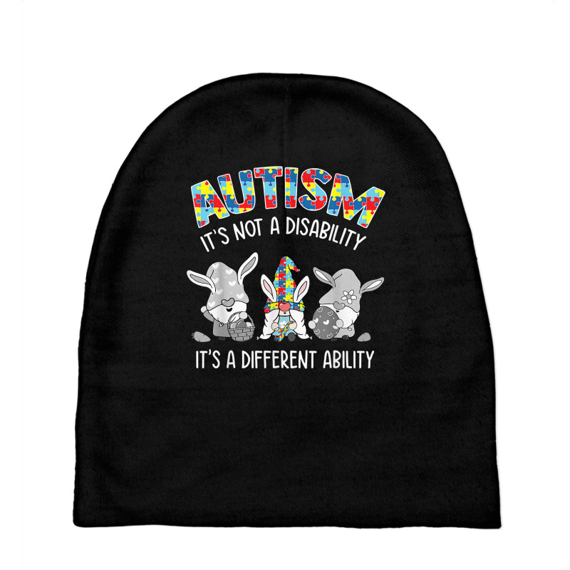 Gnomes Autism Its Not A Disability Its A Different Ability T Shirt Baby Beanies by magbyf | Artistshot