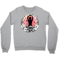 Meditation Yoga T Shirtmeditation And Yoga T Shirt (5) Crewneck Sweatshirt | Artistshot