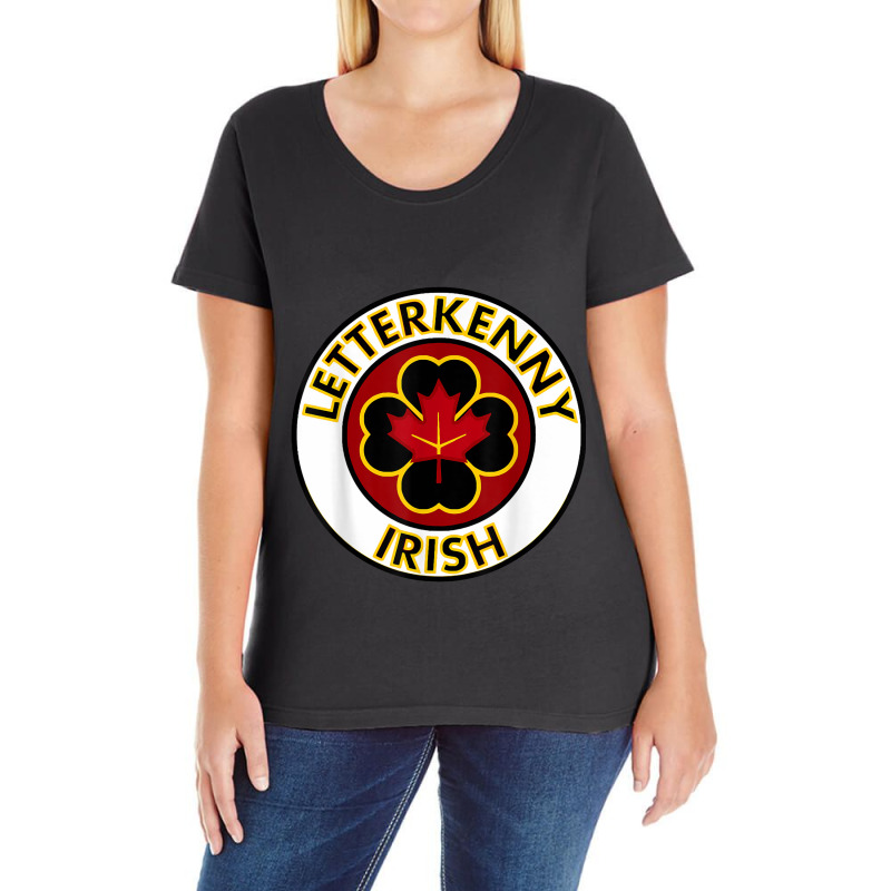 Irish Letterkenny Shamrocks St Patricks Day Ladies Curvy T-Shirt by time5803 | Artistshot