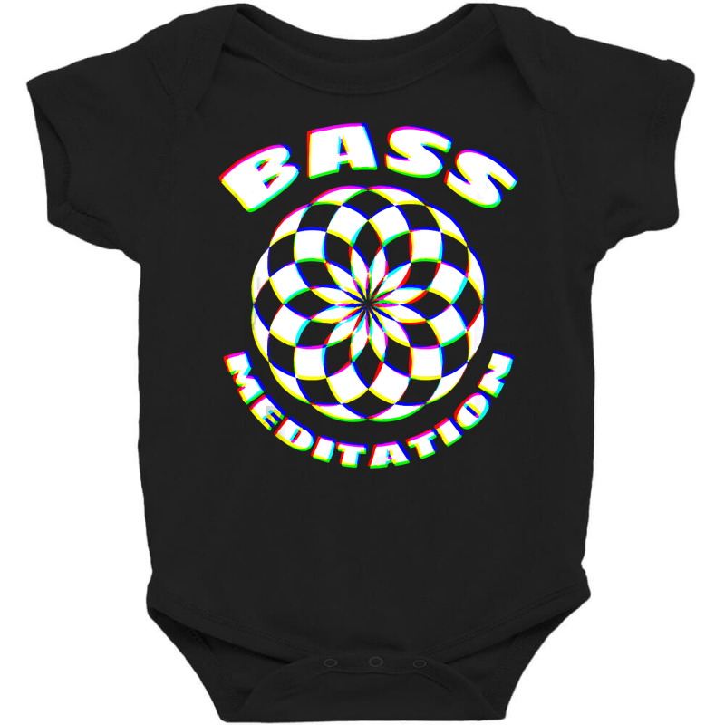 Edm Techno Bass Meditation Design Dance Rave Music Tank Top Baby Bodysuit by Binhthai9809 | Artistshot