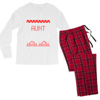 Aunt Ugly Christmas Sweater Men's Long Sleeve Pajama Set | Artistshot