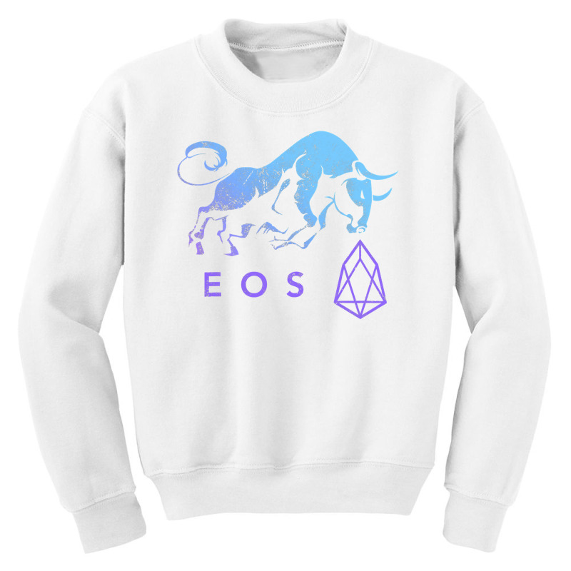 Eos Crypto Trade Bullrun Hodl To Be Blockchain Millionaire T Shirt Youth Sweatshirt by Binhthai9809 | Artistshot