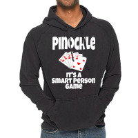 Funny Pinochle It's A Smart Person Game Card Game Playing Premium T Sh Vintage Hoodie | Artistshot