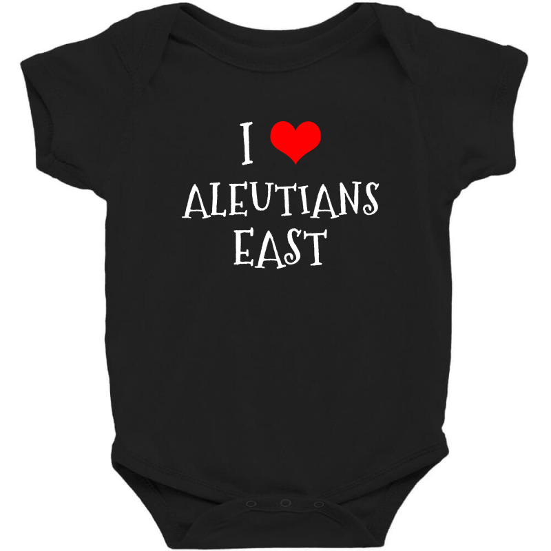 I Love Aleutians East County Baby Bodysuit by thanchashop | Artistshot