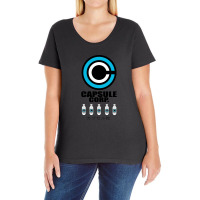 Capsule Corp Ladies Curvy T-shirt | Artistshot