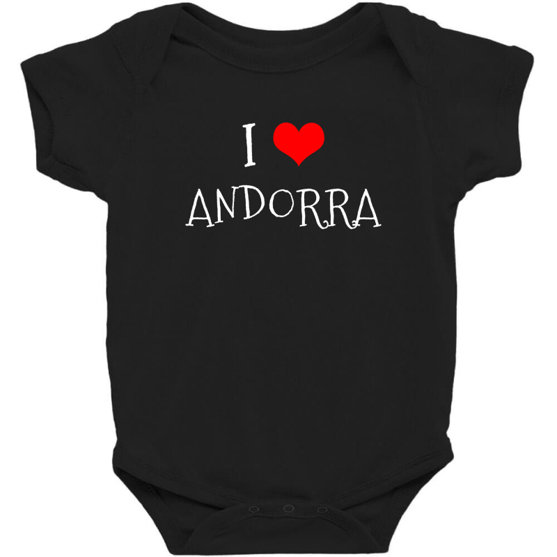 I Love Andorra Baby Bodysuit by thanchashop | Artistshot