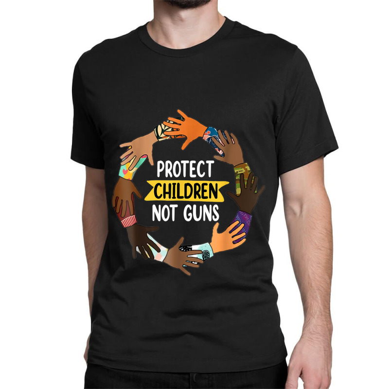 Protect Children Not Guns Wear Orange Day Classic T-shirt by VictorCruz | Artistshot