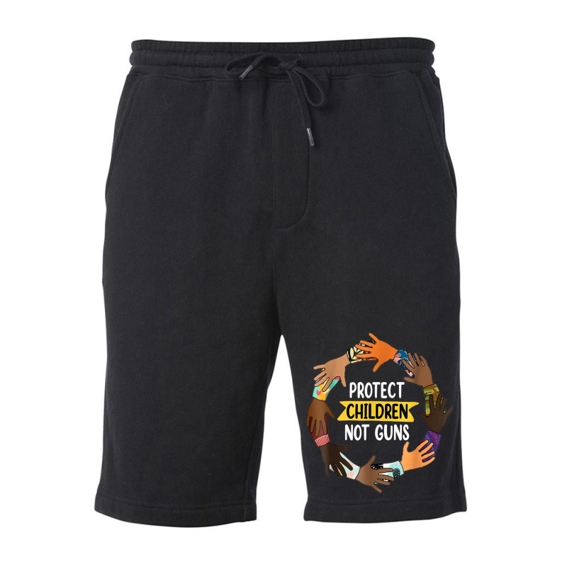 Protect Children Not Guns Wear Orange Day Fleece Short by VictorCruz | Artistshot