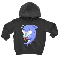 Shark Bubble Tea T  Shirt Shark Bubble Tea Sea Boba Milk Tea Chinese A Toddler Hoodie | Artistshot