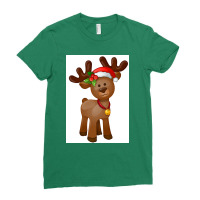 Rudolph The Red Nosed Reindeer Ladies Fitted T-shirt | Artistshot