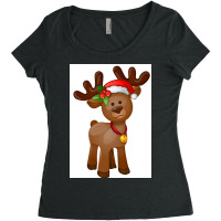 Rudolph The Red Nosed Reindeer Women's Triblend Scoop T-shirt | Artistshot