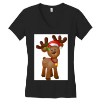 Rudolph The Red Nosed Reindeer Women's V-neck T-shirt | Artistshot