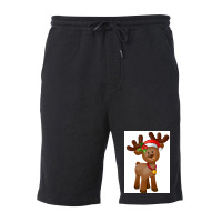 Rudolph The Red Nosed Reindeer Fleece Short | Artistshot