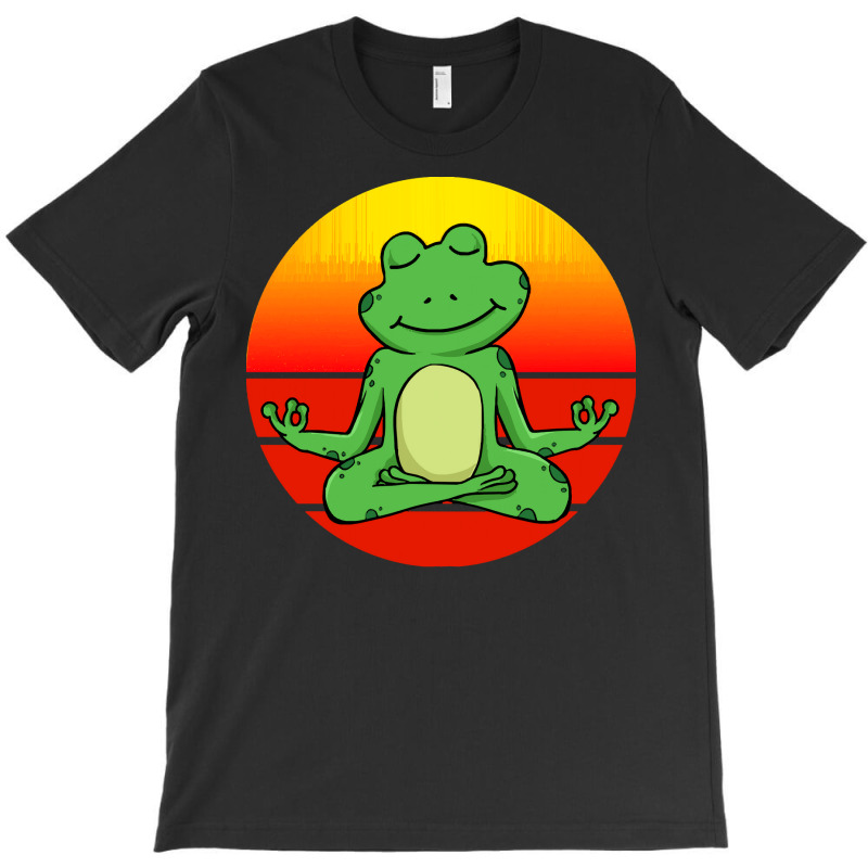 Practice T Shirtyoga Frog, Meditation Yoga For Children And Parents T T-shirt | Artistshot