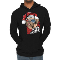 Pug Christmas Gifts T Shirtmerry Pugly Christmas T Shirt Lightweight Hoodie | Artistshot