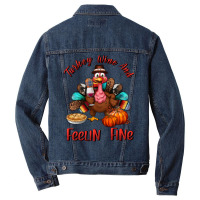 Turkey Wine And Feelin Fine Men Denim Jacket | Artistshot