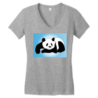 Mommy Panda Women's V-neck T-shirt | Artistshot