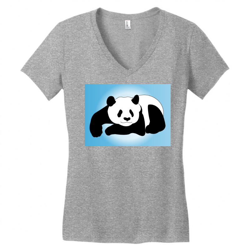 Mommy Panda Women's V-Neck T-Shirt by Artango | Artistshot