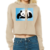 Mommy Panda Cropped Hoodie | Artistshot