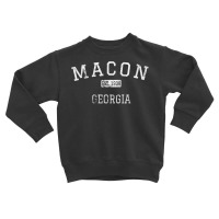 Macon Georgia Ga Vintage T Shirt Toddler Sweatshirt | Artistshot