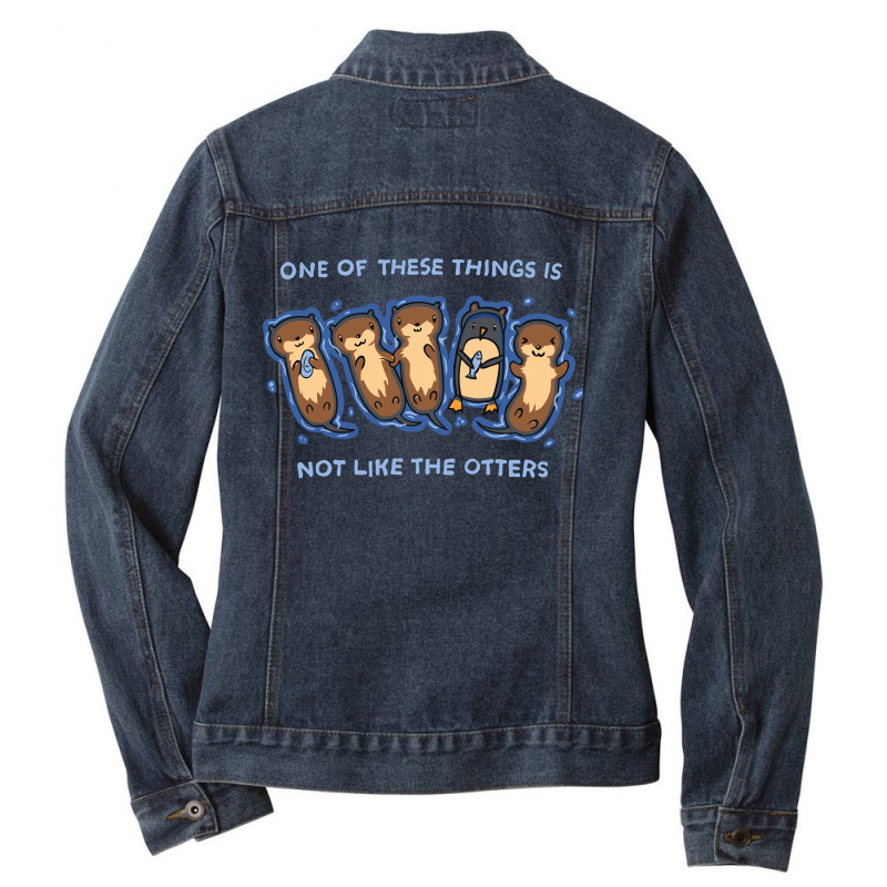 Not Like The Otters Classic Ladies Denim Jacket | Artistshot