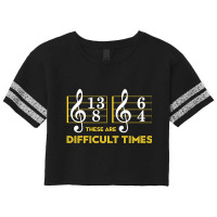 These Are Difficult Times T Shirt Music Lover Gifts Scorecard Crop Tee | Artistshot