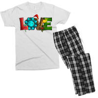 Christmas Gemstone Love Men's T-shirt Pajama Set | Artistshot