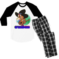 Crambone Uncle Pecos S Men's 3/4 Sleeve Pajama Set | Artistshot