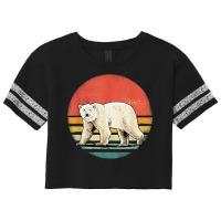 Retro Vintage Polar Bear Cool Polar Bear Lover Scorecard Crop Tee | Artistshot