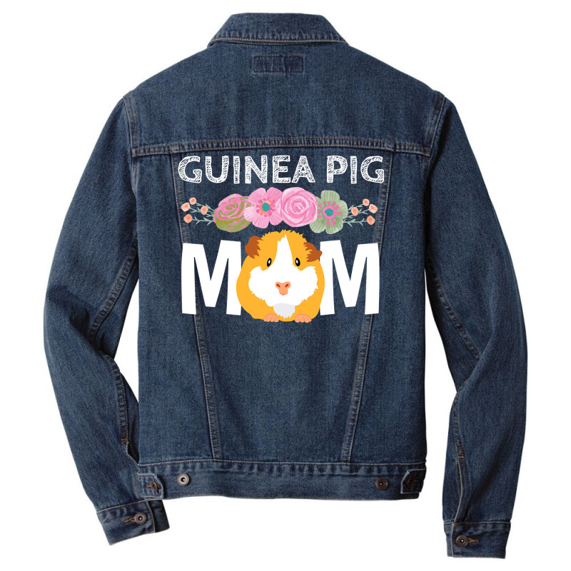 Guinea Pig Mom Shirt Cavy Women Girl Clothes Mother S Day Men Denim Jacket | Artistshot