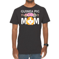 Guinea Pig Mom Shirt Cavy Women Girl Clothes Mother S Day Vintage T-shirt | Artistshot