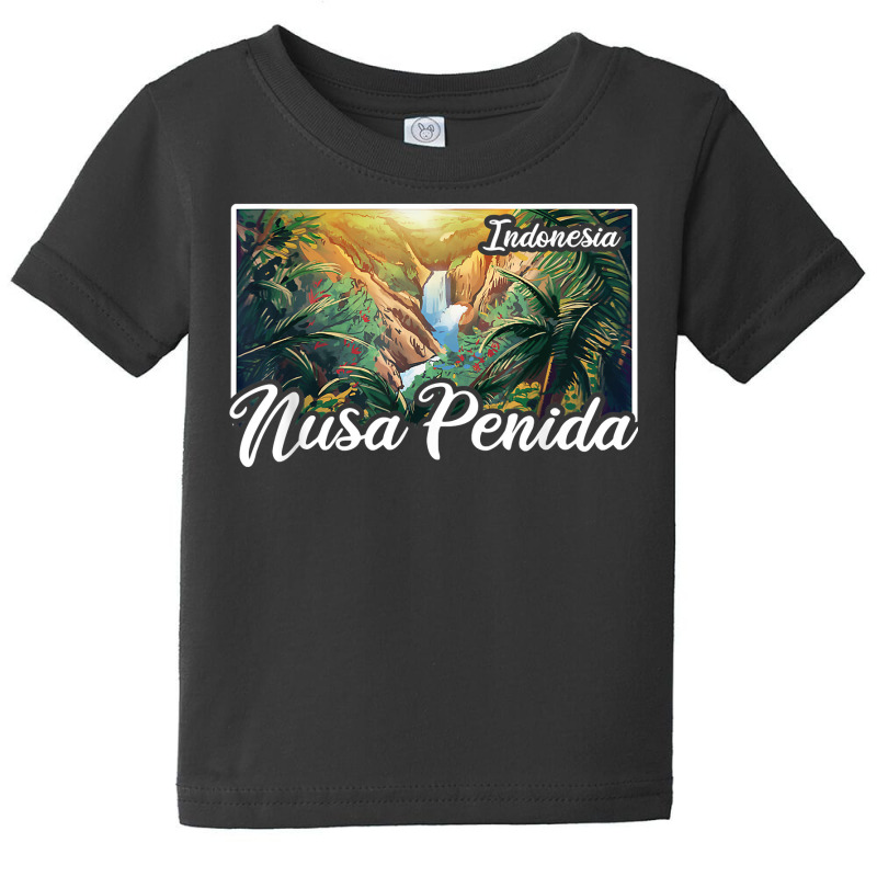 Vintage Indonesia Vacation Travel Asia Nusa Penida T Shirt Baby Tee | Artistshot