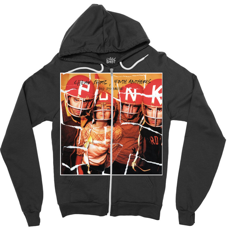 Kid Dynamite Cheap Shots Youth Anthems Zipper Hoodie | Artistshot