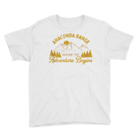 Where The Adventure Begins Anaconda Range Hiking Montana Tank Top Youth Tee | Artistshot