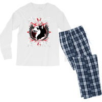 Dont Judge My Siberian Husky Men's Long Sleeve Pajama Set | Artistshot