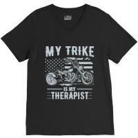 Triker Motorcycle Trikes Biker V-neck Tee | Artistshot