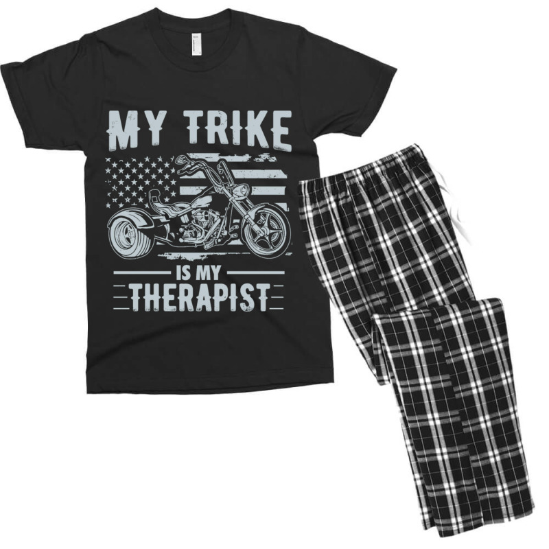 Triker Motorcycle Trikes Biker Men's T-shirt Pajama Set by moonlight2270 | Artistshot