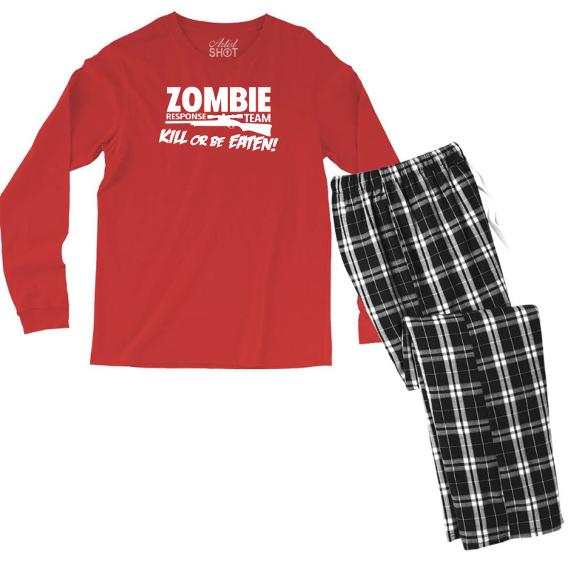 Zombie Response Team Men's Long Sleeve Pajama Set | Artistshot