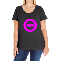 Type O N Funny Trend New Gifts Essensialegative Ladies Curvy T-shirt | Artistshot