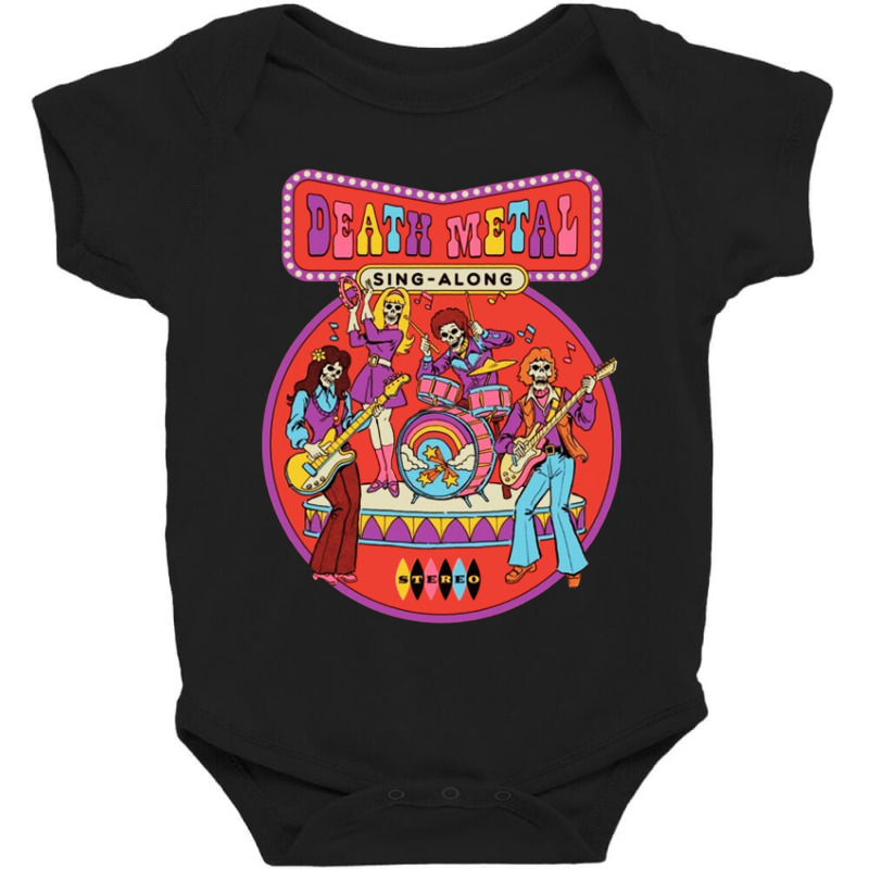 Death Metal Baby Bodysuit by Cool Design | Artistshot