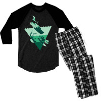 Bermuda Triangle Men's 3/4 Sleeve Pajama Set | Artistshot