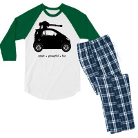 The Smart Car Men's 3/4 Sleeve Pajama Set | Artistshot