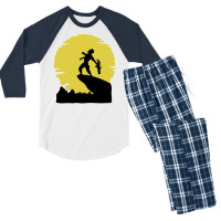 The Alien King Men's 3/4 Sleeve Pajama Set | Artistshot