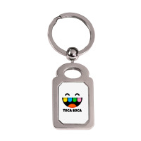 Toca Boca Life Silver Rectangle Keychain | Artistshot