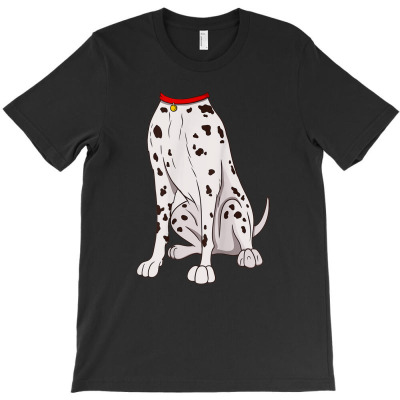 Dalmatian Costume T Shirt For Halloween Dog Animal Cosplay T-shirt Designed By Rame Halili